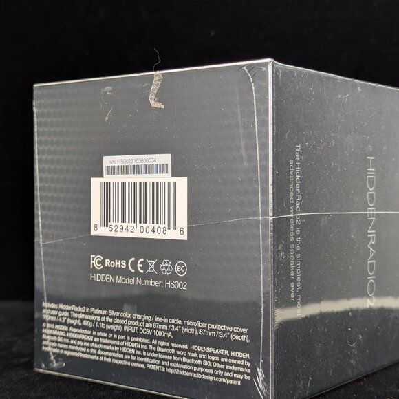 HiddenRadio2 Bluetooth MultiSpeaker, Factory Sealed (2 Available) - Picture 14 of 16